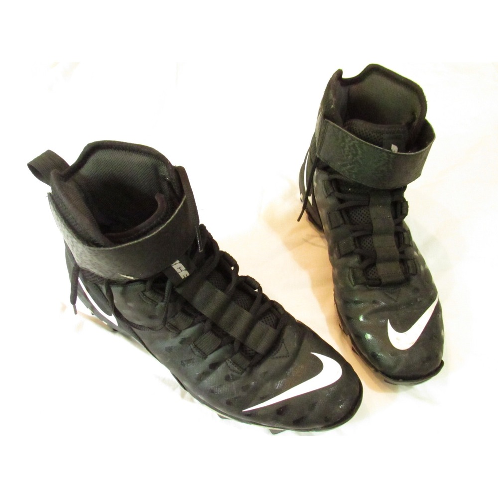 Nike Fastflex Savage Shark Mens Force Shoes Size 13 Football Soccer Cleats Black